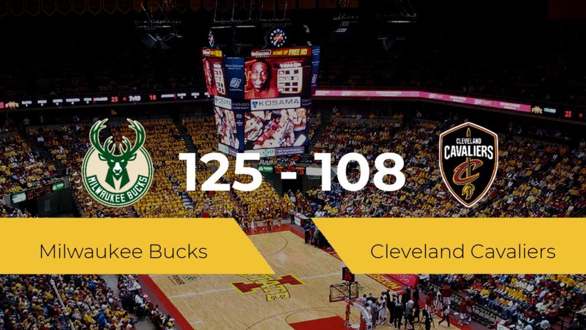 Milwaukee Bucks logra derrotar a Cleveland Cavaliers en el Fiserv Forum (125-108)
