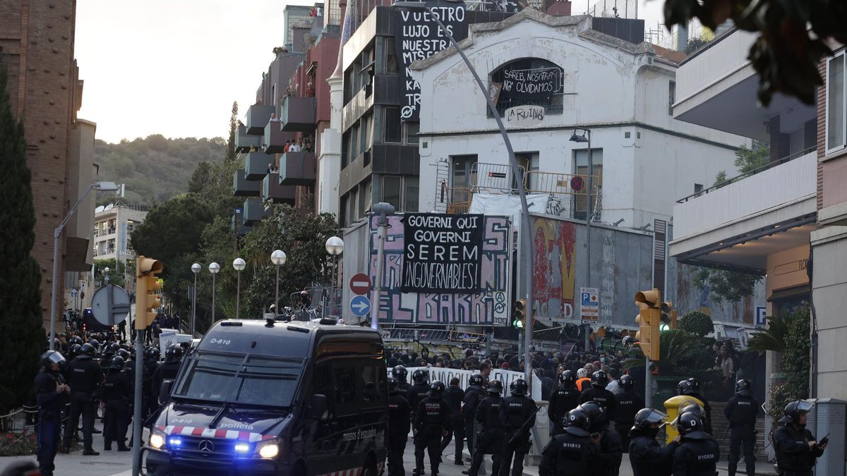 Tensión entre okupas y vecinos en la Bonanova de Barcelona