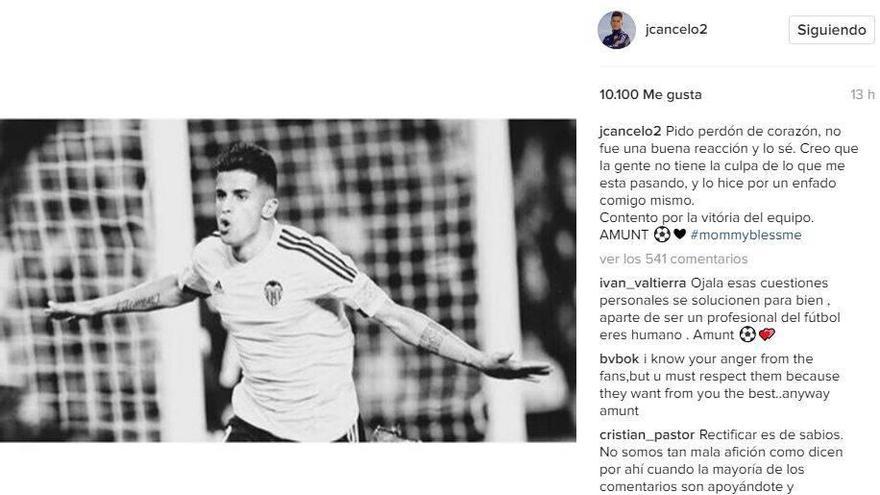 Los mensajes de Cancelo a su madre