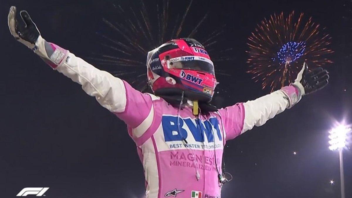 Impresionante victoria de Checo Pérez en Sakhir