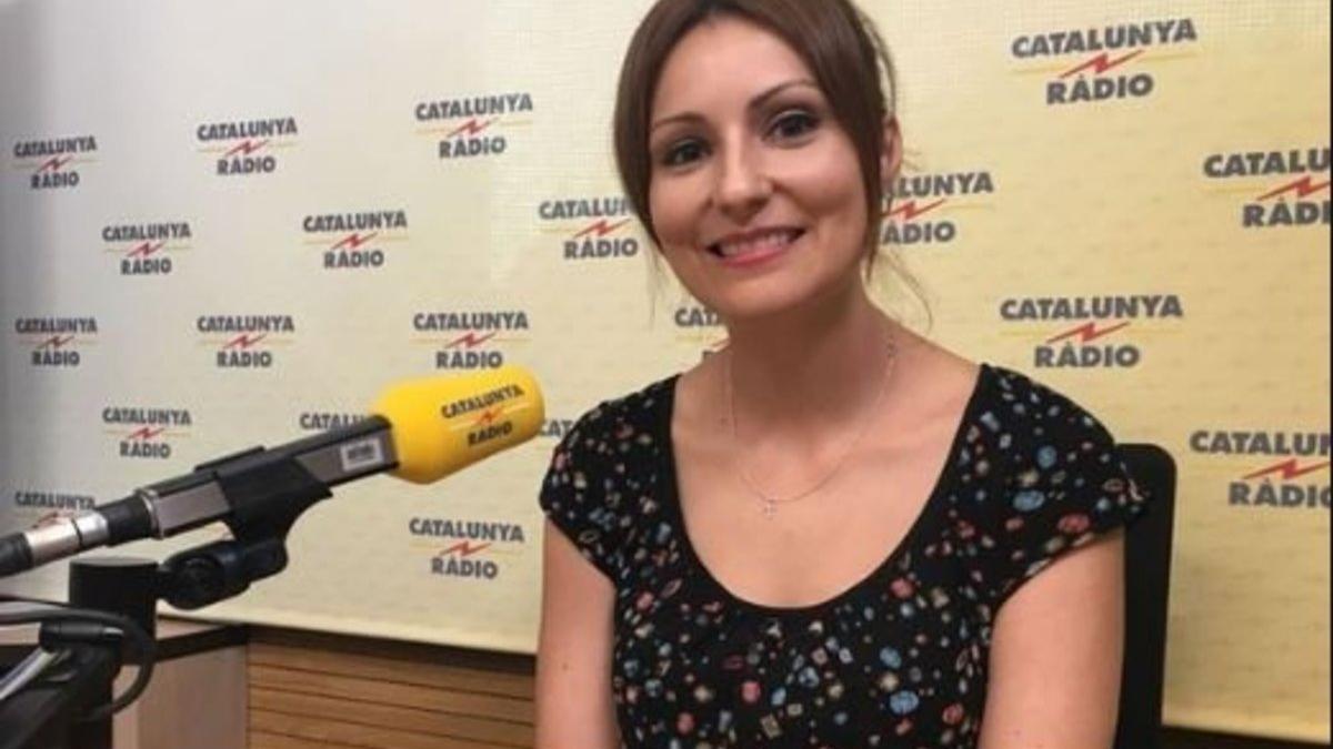 Lorena Roldán, durante la entrevista en Catalunya Ràdio.