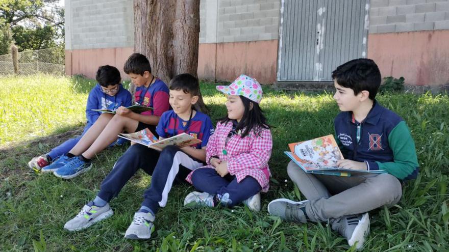 Os coles de Oca e Vea celebran o Día do Libro