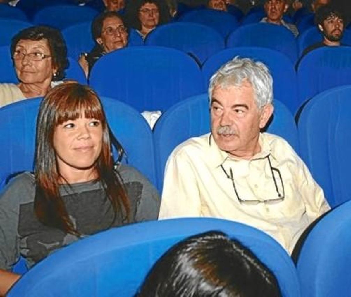Pasqual Maragall, durant la projecció del documental Cataluña-Espanya, ahir, a Prada. Pasqual Maragall, durant la projecció del documental Cataluña-Espanya, ahir, a Prada.