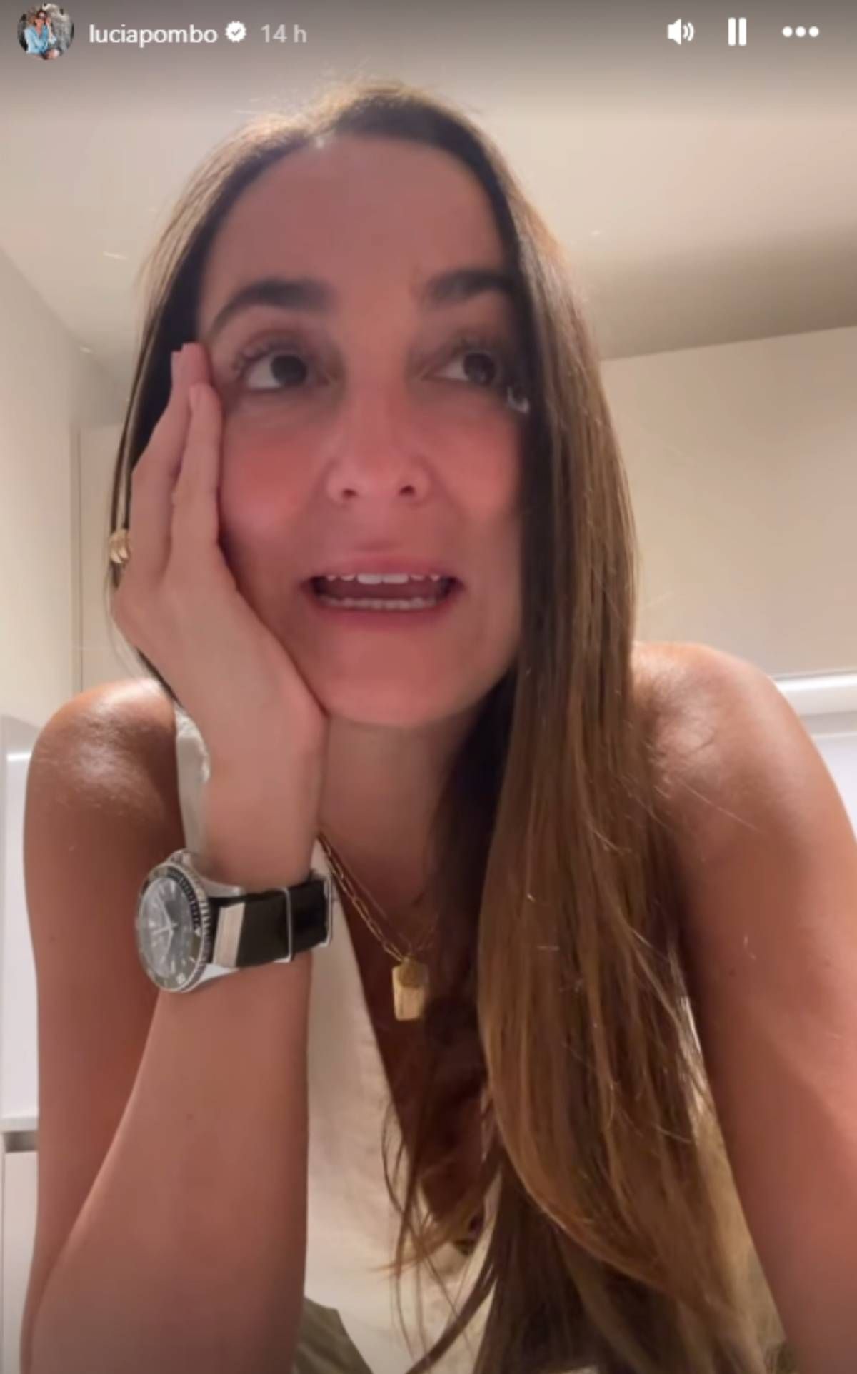 Lucía ha querido desmentir todos los rumores sobre su embarazo