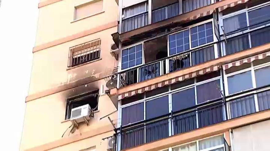 Un hombre muere tras desatarse un incendio en su casa de Málaga