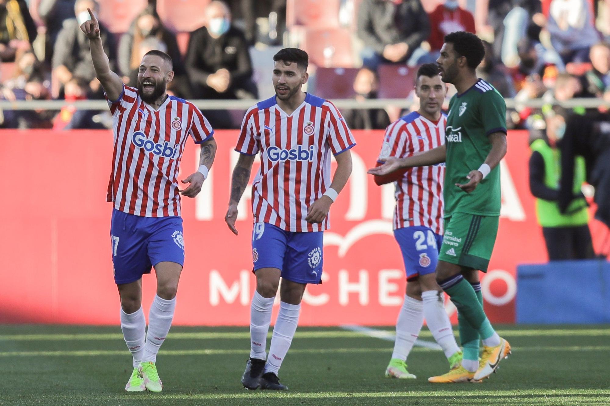 Les millors imatges del Girona - Osasuna a la Copa