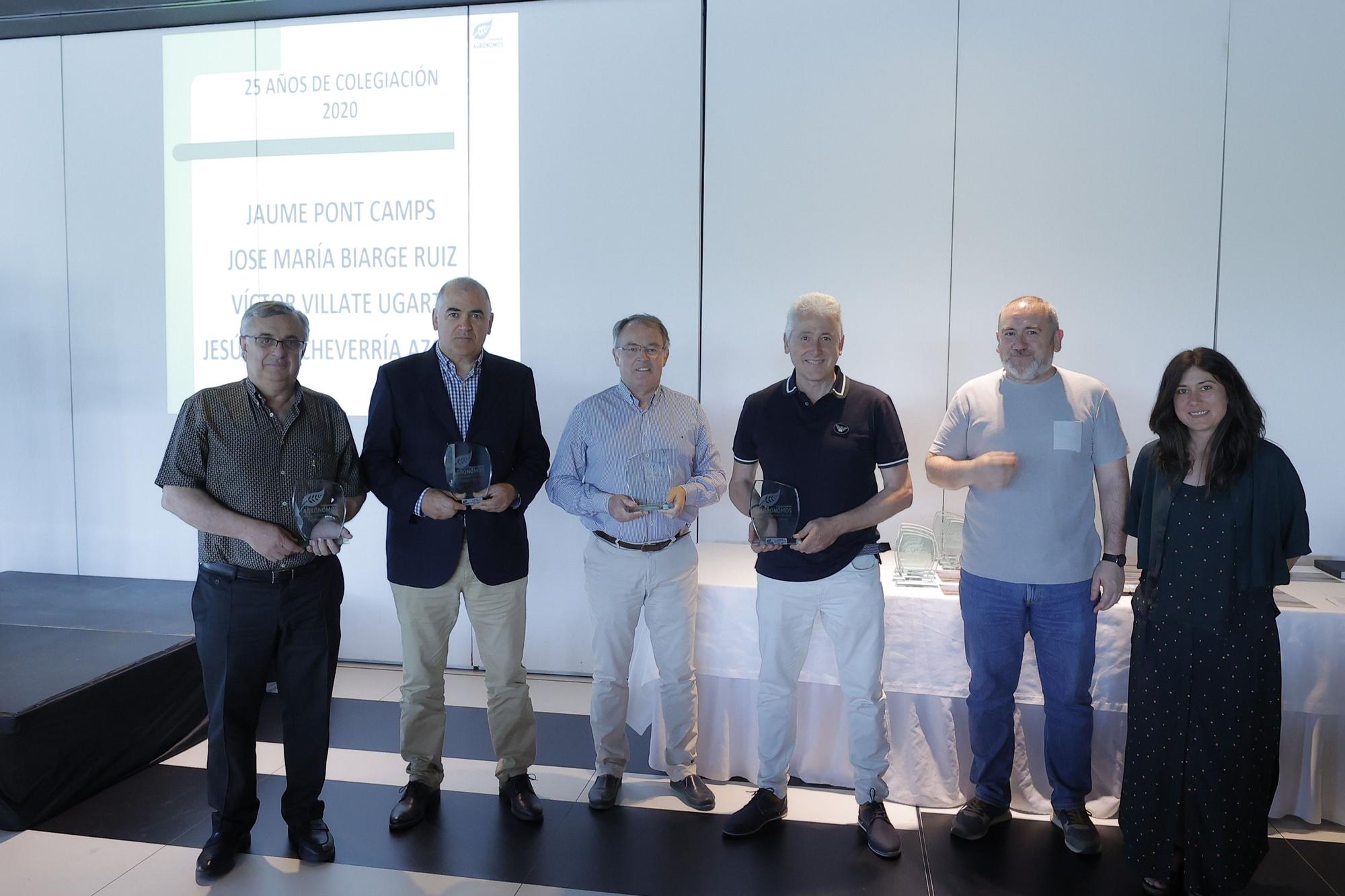 Gala y entrega de premios anual del Colegio Oficial de Ingenieros Agrónomos de Aragón, Navarra y País Vasco