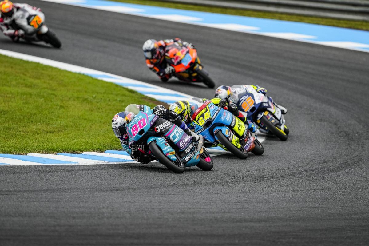 David Alonso, campeón del mundo de Moto3 2024 con el CFMOTO Aspar Team