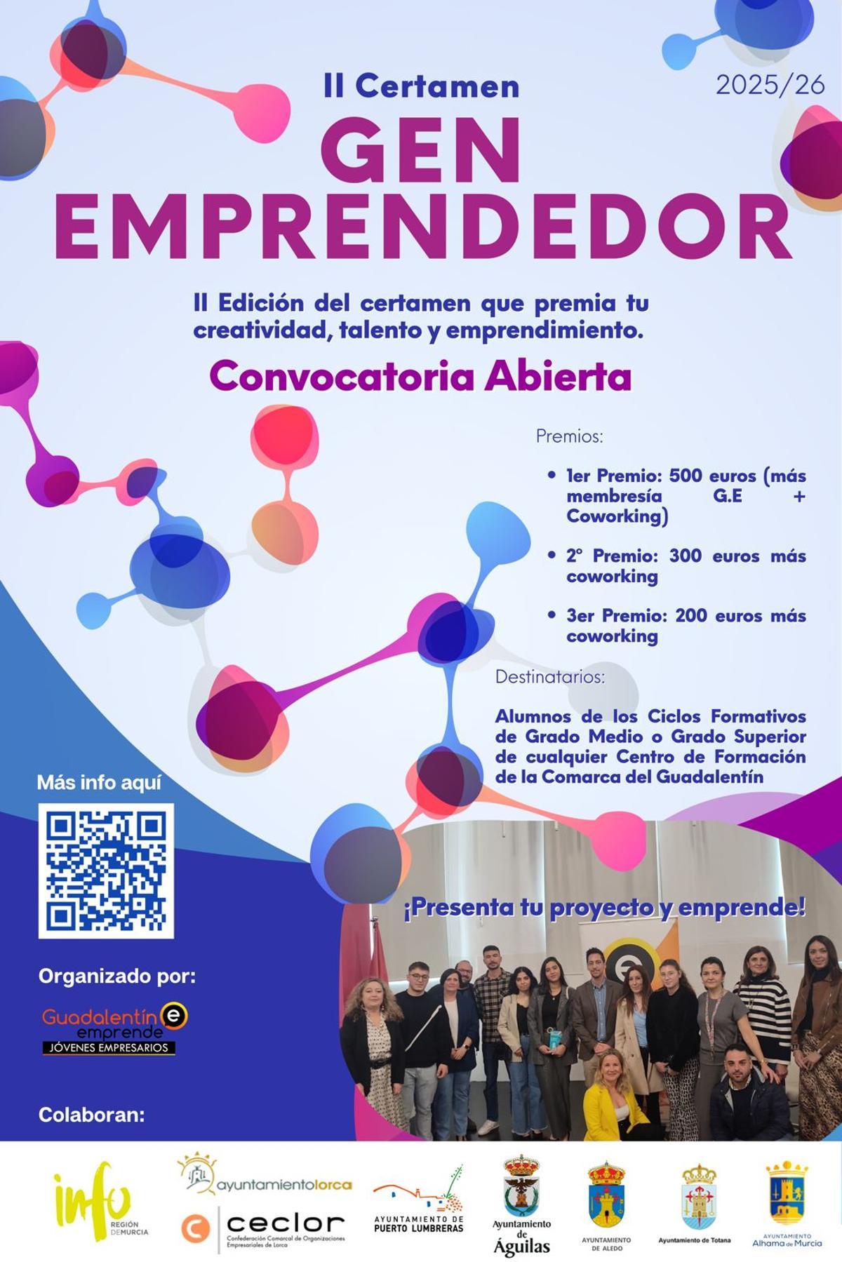 Cartel anunciador de 'Gen Emprendedor'.