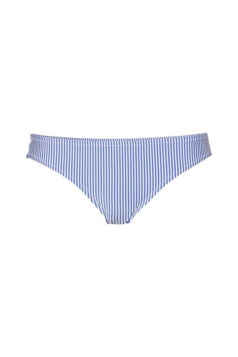 Braguita bikini rayas azules y blancas de C&amp;A. (Precio: 9, 90)