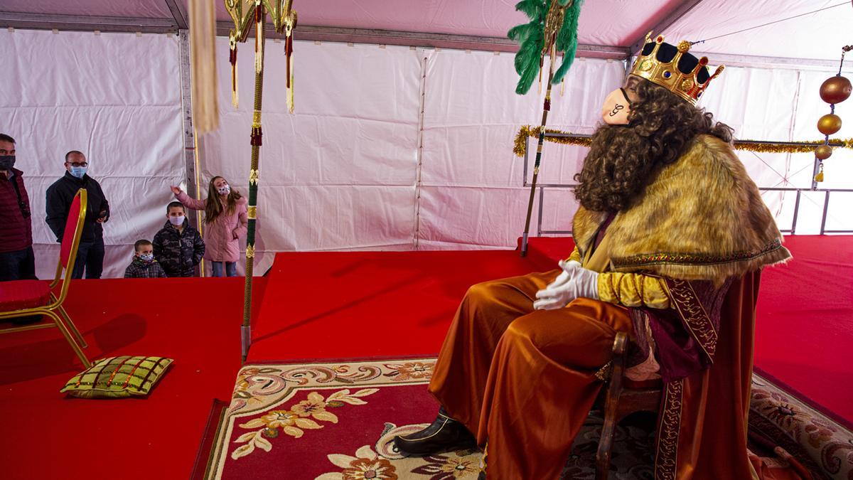 05/01/21 recepción de los Reyes Magos en la plaza de toros con las medidas de seguridad por el COVID-19