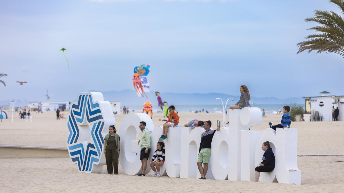 La platja Nord de Gandia.