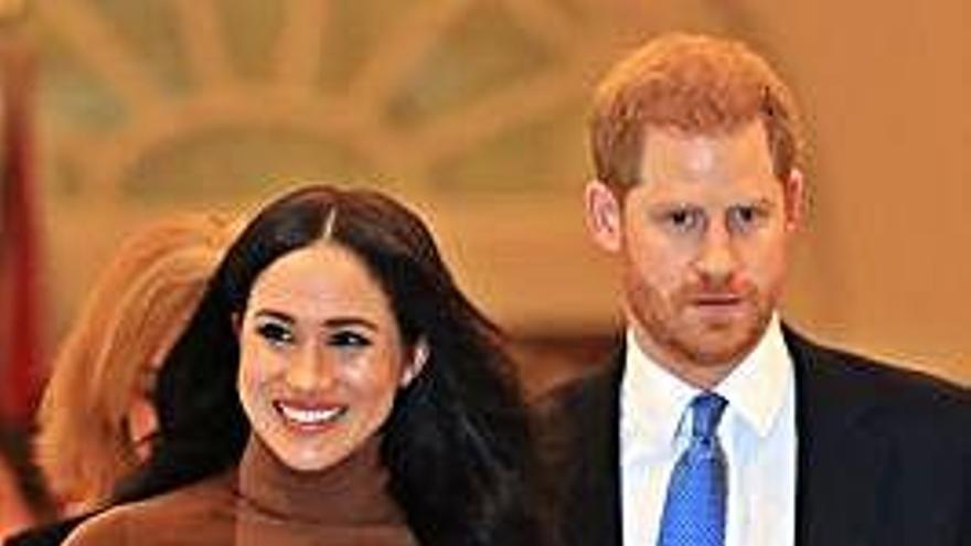 Meghan Markle y el príncipe Enrique, el pasado miércoles.