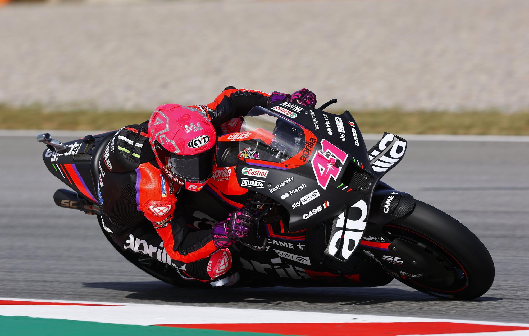 Els entrenaments de Moto GP a Montmeló