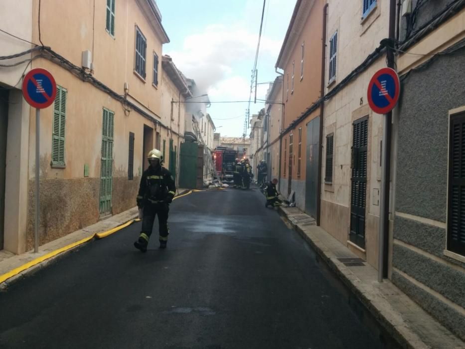 Incendio en una casa de Muro