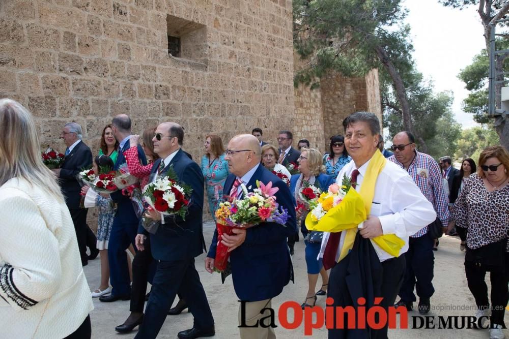 Ofrenda de flores en Caravaca