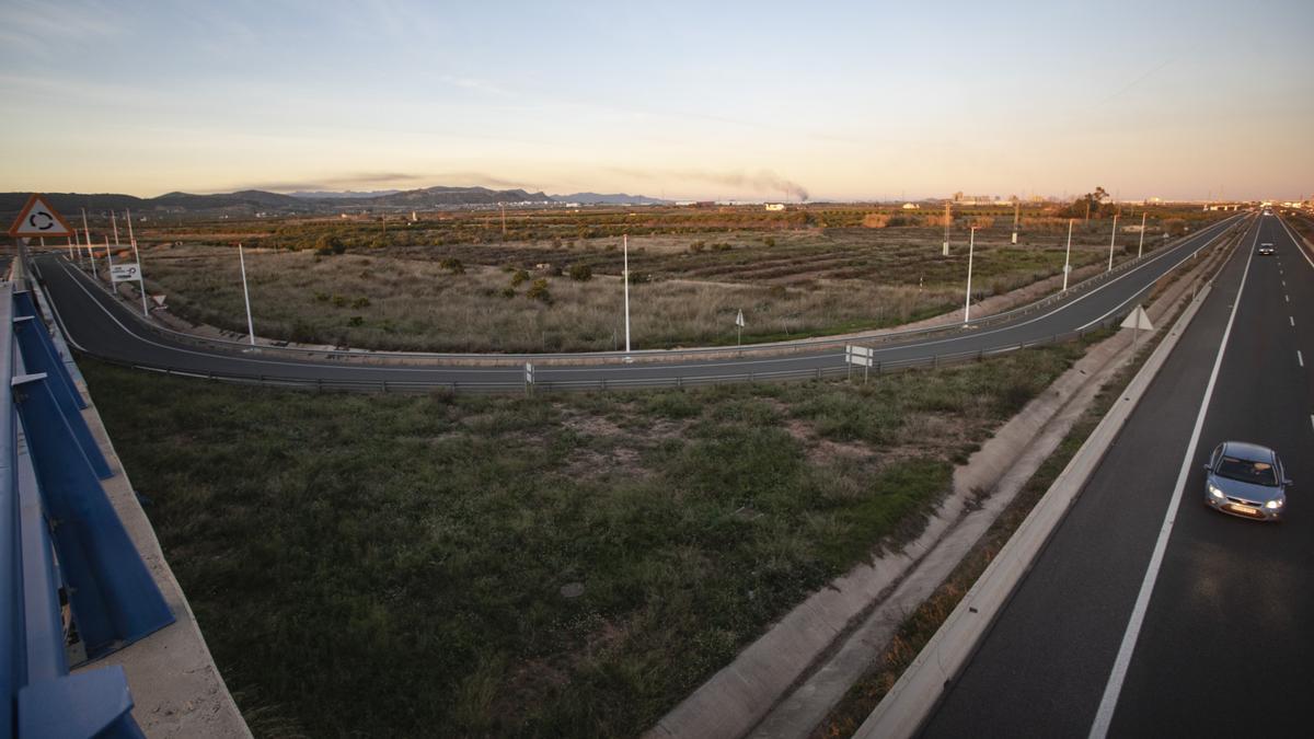 Terrenos donde se ubicará la gigafactoría de baterías del grupo Volkswagen en Parc Sagunt II.