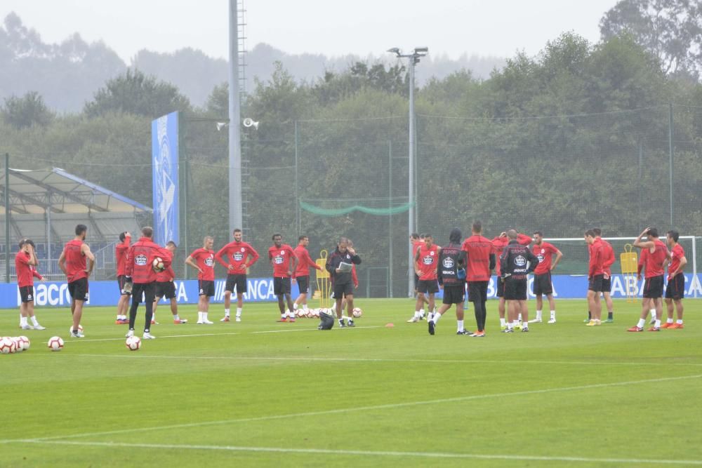 El Dépor prepara el partido contra el Granada