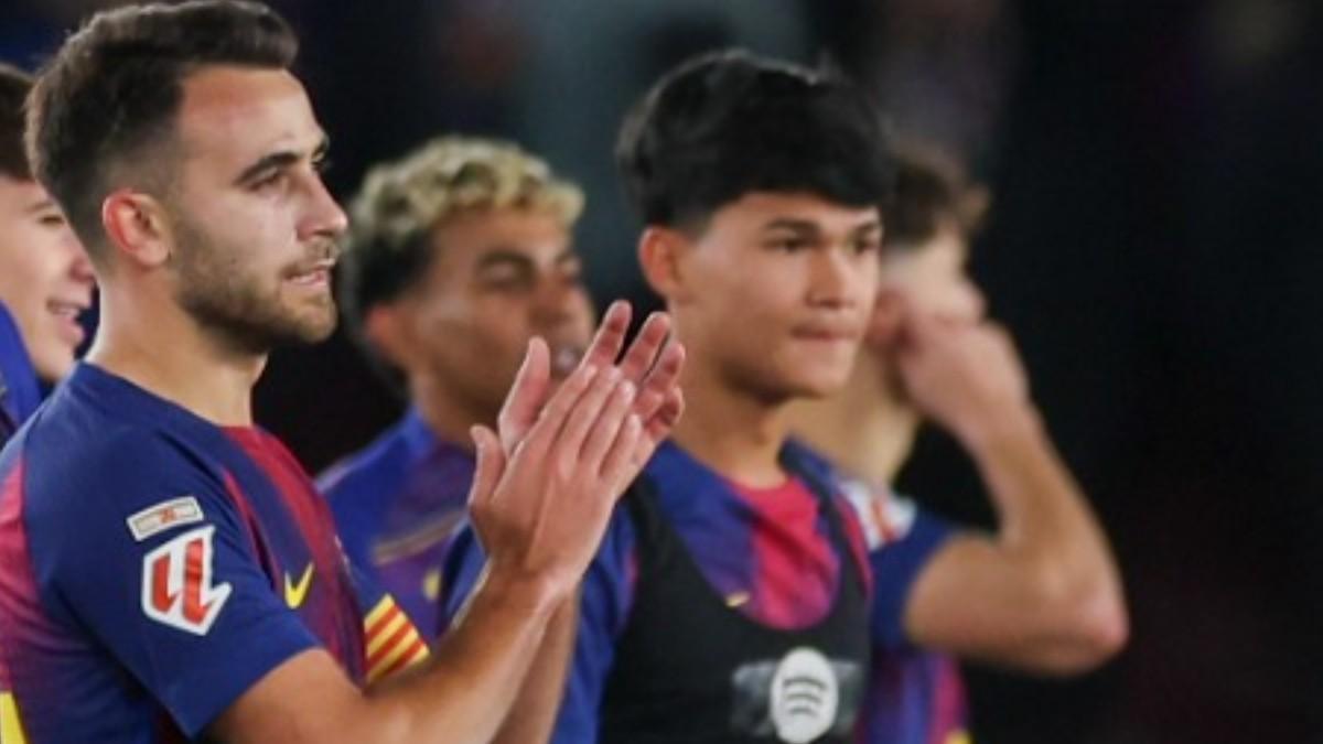 Eric y Dro saludan a la afición