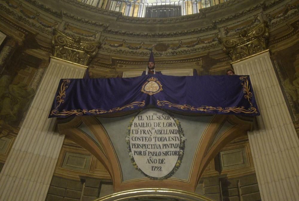 Murcia se queda sin la procesión de los 'salzillos' por la lluvia