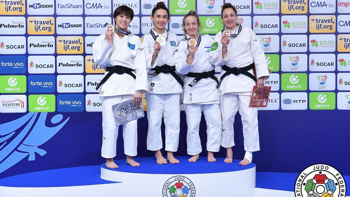 Mireia La Puerta se colgó la medalla de bronce en el Grand Prix de Alamada (Portugal).