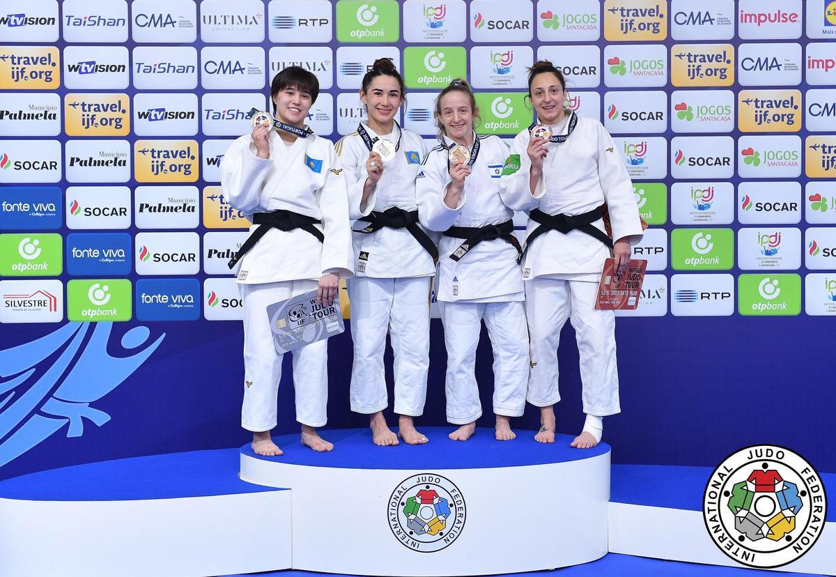 Mireia La Puerta se colgó la medalla de bronce en el Grand Prix de Alamada (Portugal).