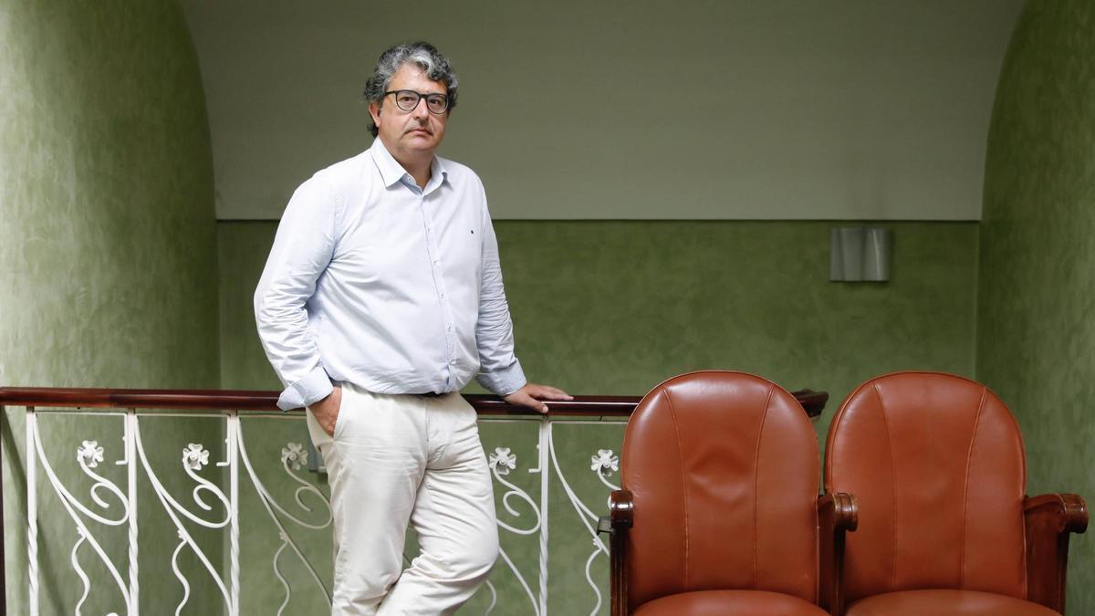Fernando Losada, en la Casa de la Palmera.