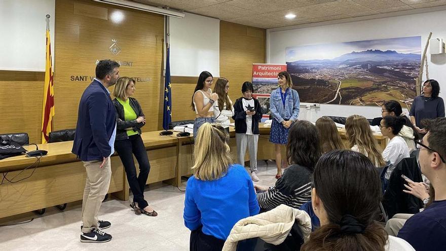 El Bages es promociona entre els estudiants estrangers que venen a la comarca