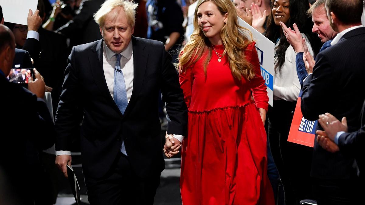 Boris Johnson y su mujer Carrie