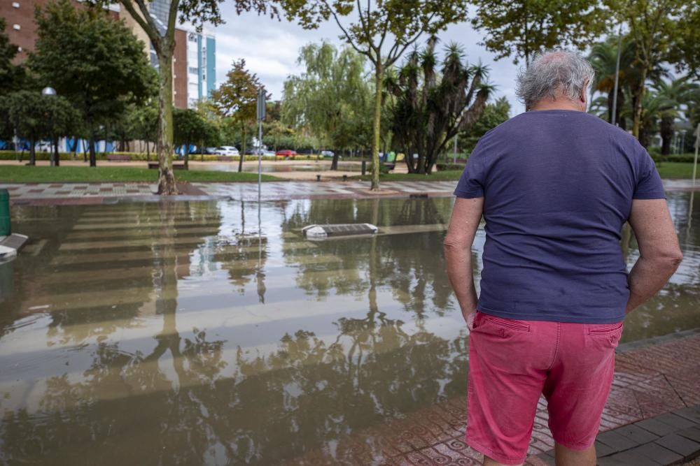 Inundacions a Platja d'Aro