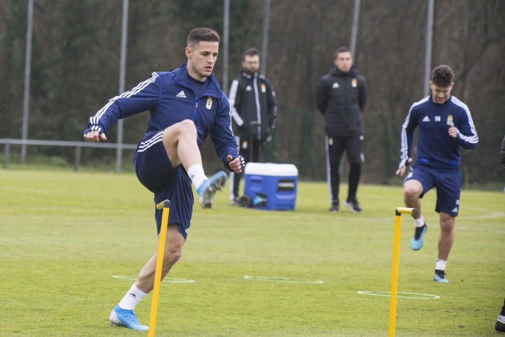 El primer día de Lunin y Luismi en El Requexón