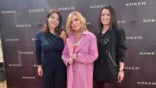 Lydia Lozano inaugura Koker en Málaga, la firma de moda de los famosos