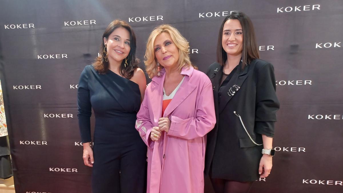 Lydia Lozano inaugura en Málaga Koker, la firma de moda de los famosos