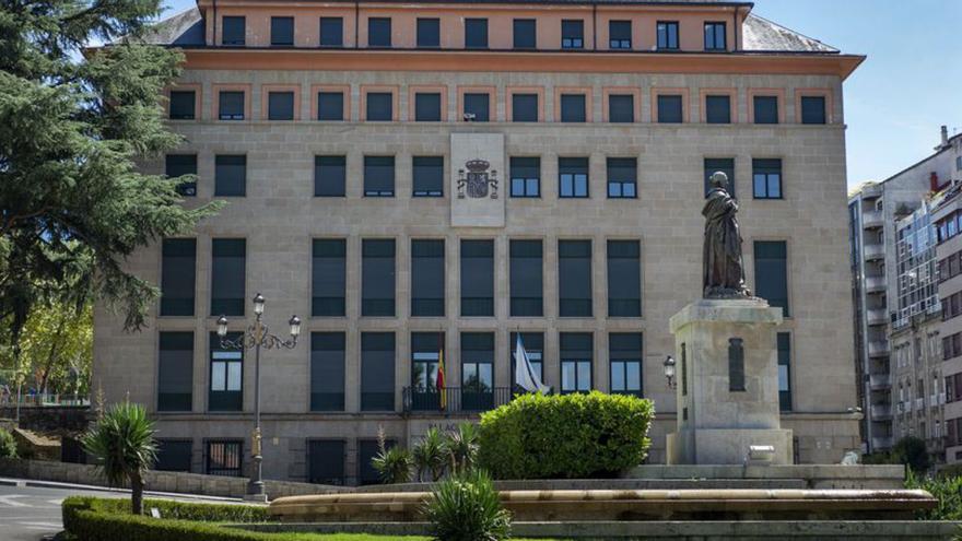 El palacio de justicia de Ourense, sede de la Fiscalía de Menores.