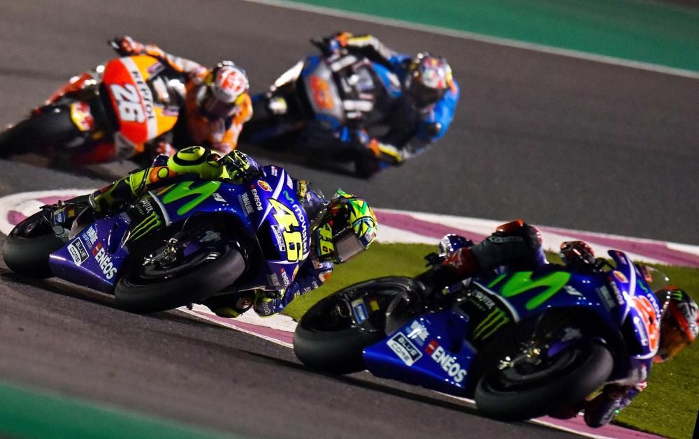 Maverick Viñales comença guanyant a Qatar