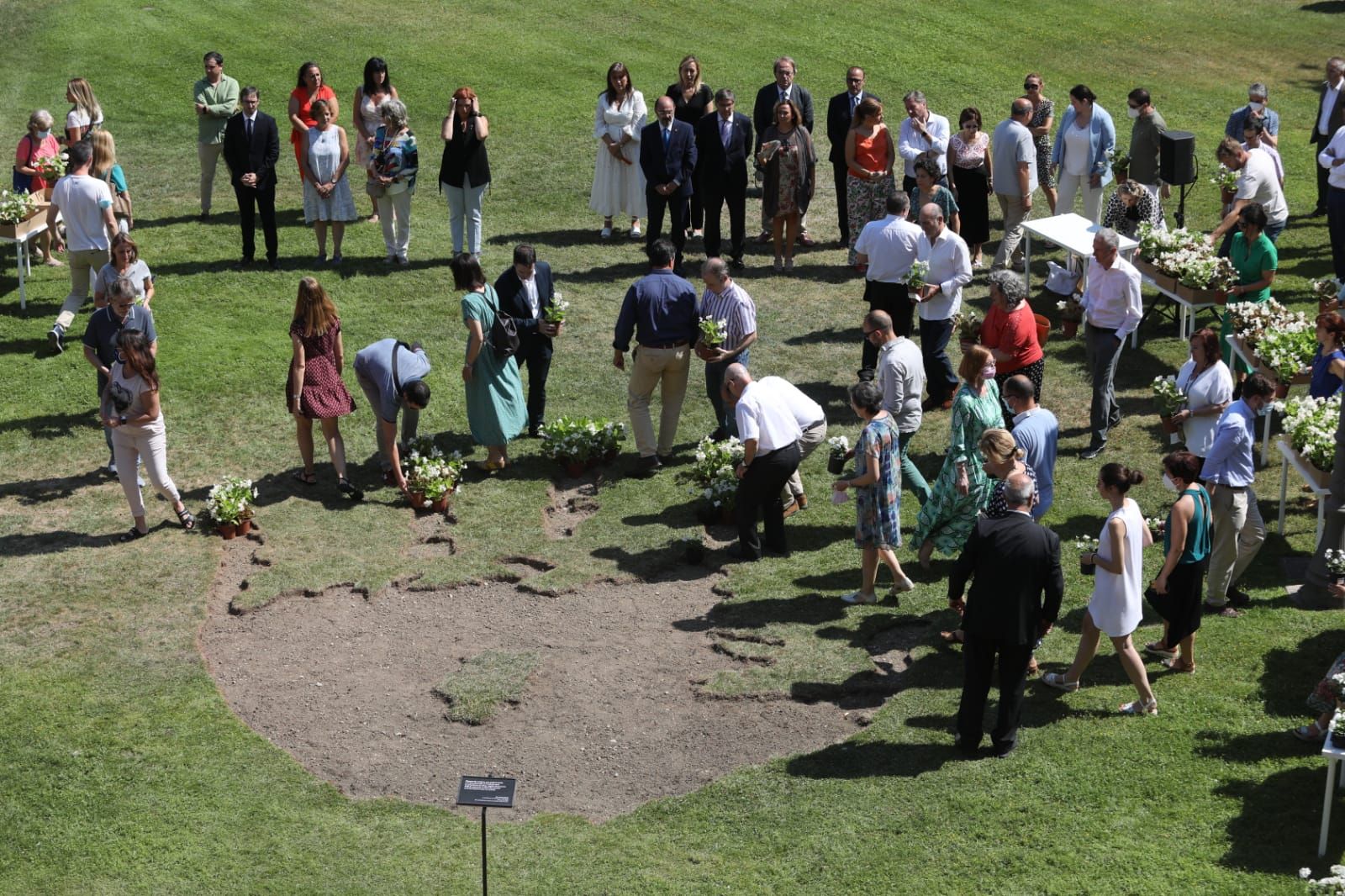 Homenaje a Miguel Ángel Blanco en el Pignatelli