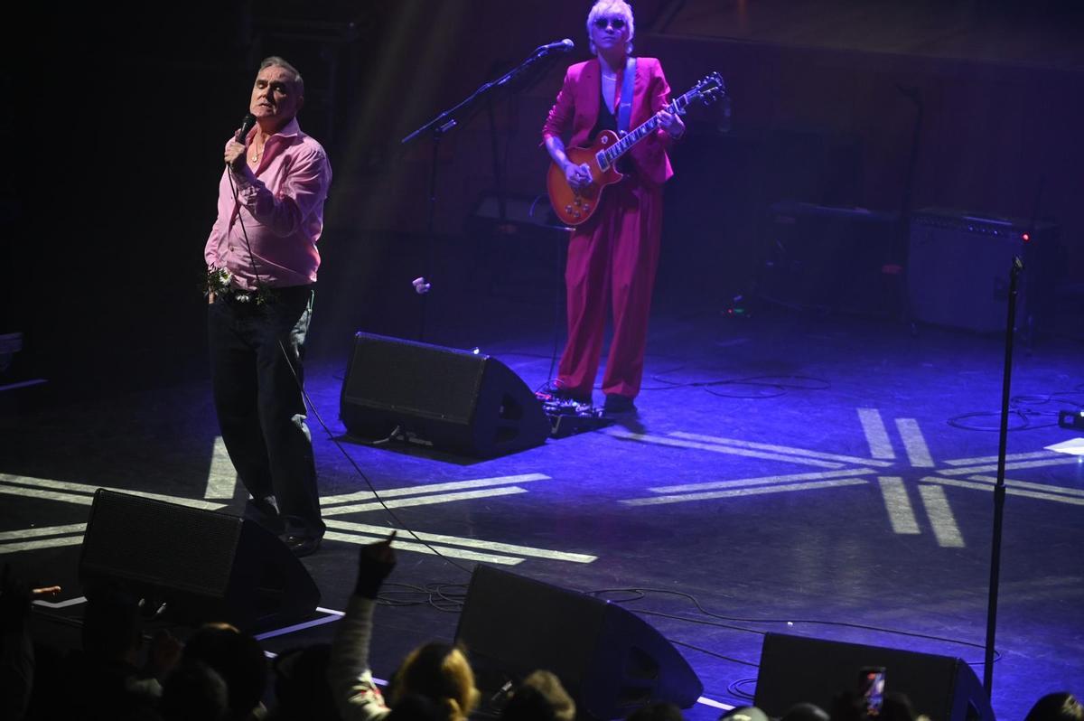 EN IMÁGENES | Concierto de Morrissey en la sala Mozart del Auditorio de Zaragoza