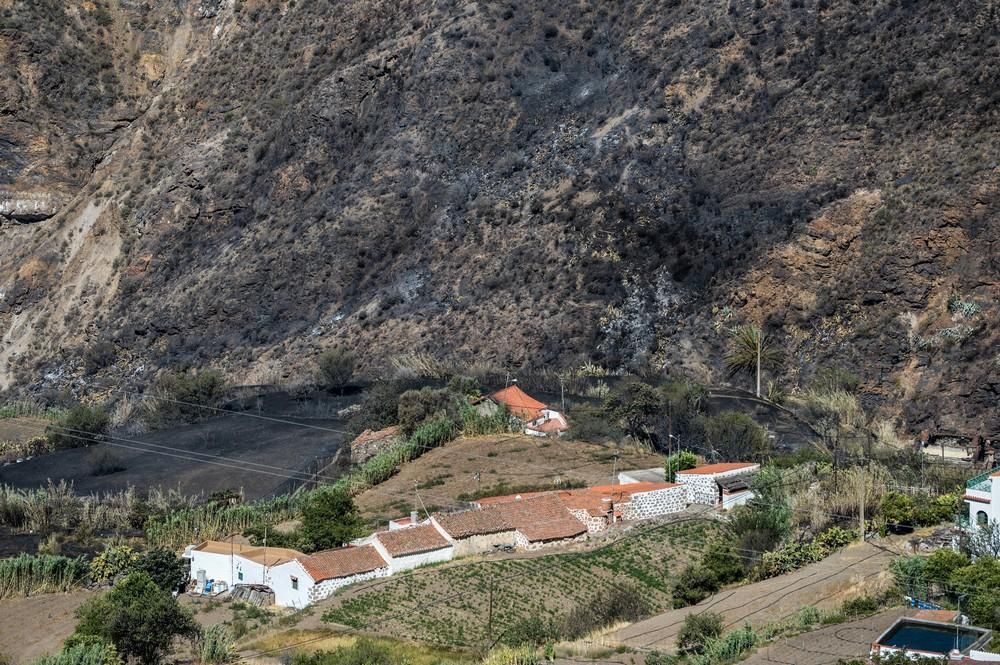 Tejeda tras el incendio