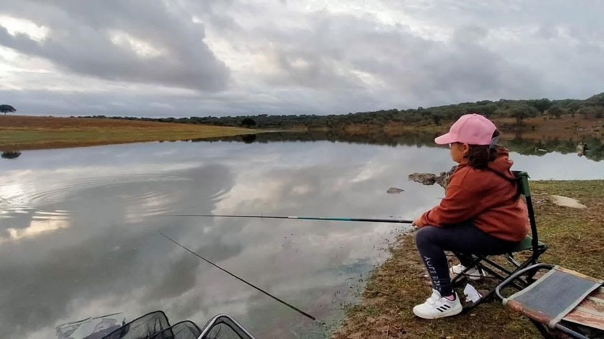 Una edición pasada de un concurso de pesca organizado por la sociedad de pescadores Alta Extremadura.