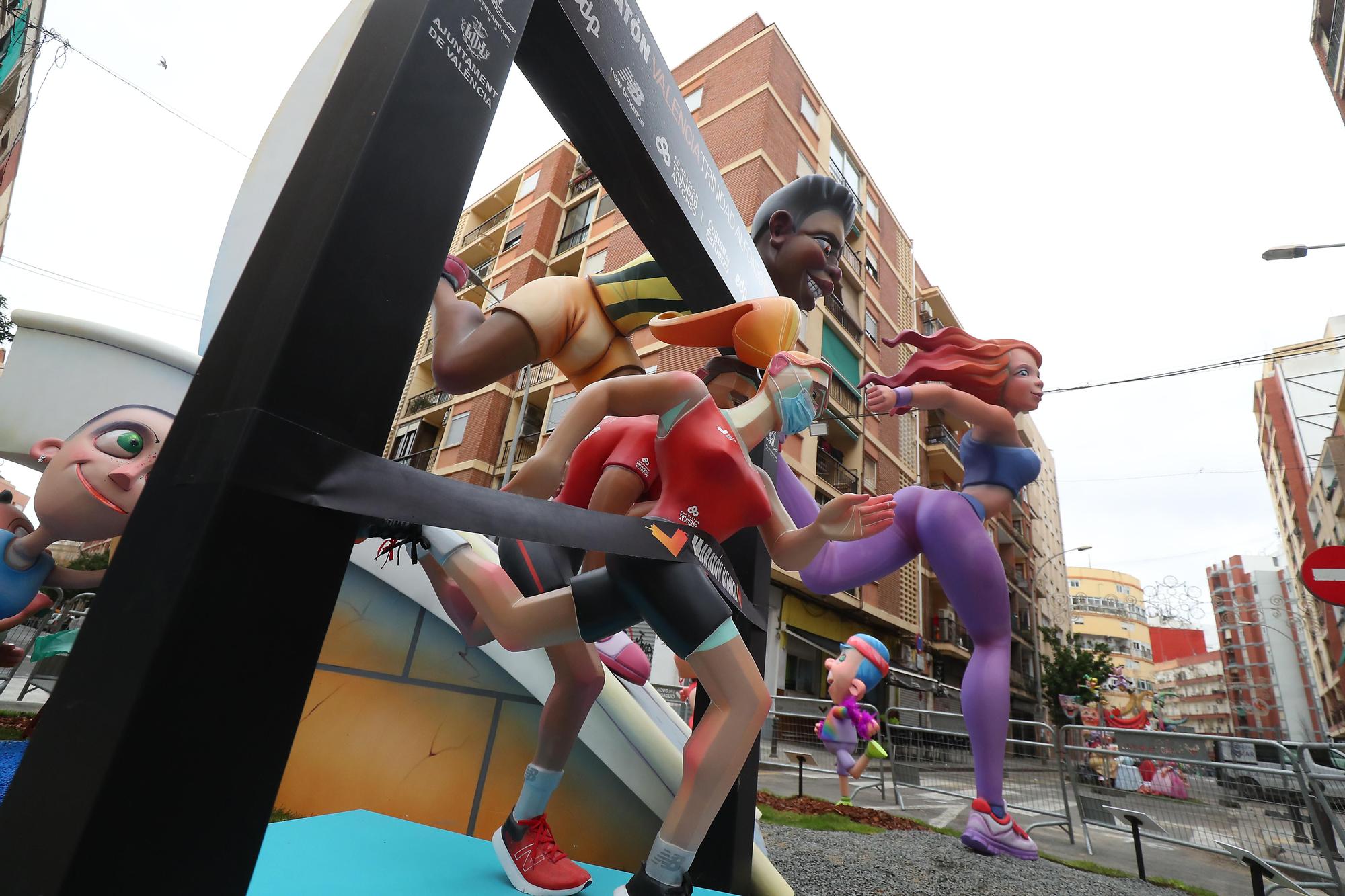 Las imágenes de las fallas del concurso Valencia ciudad del running y Superdeporte