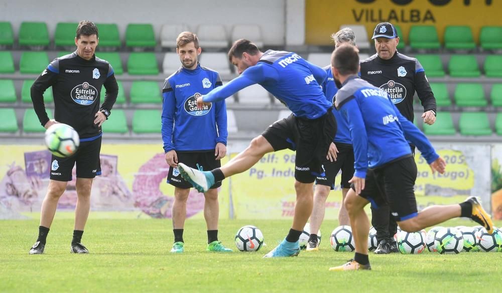 Entrenamiento del Deportivo en Vilalba 8 de agosto