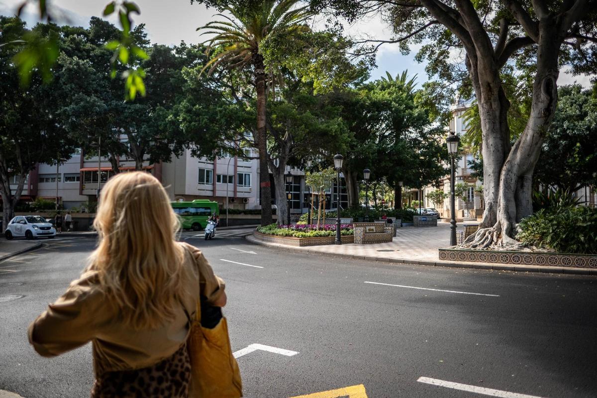 Plaza de los Patos, en Santa Cruz de Tenerife.