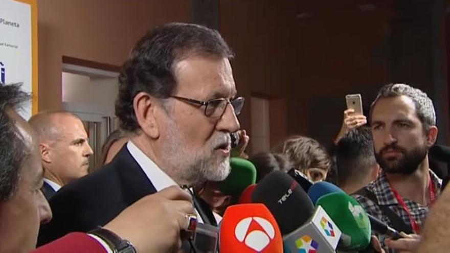 Rajoy, sobre el triunfo de Macron: Rajoy: "Los que creemos en la moderación en Europa, estamos muy contentos"