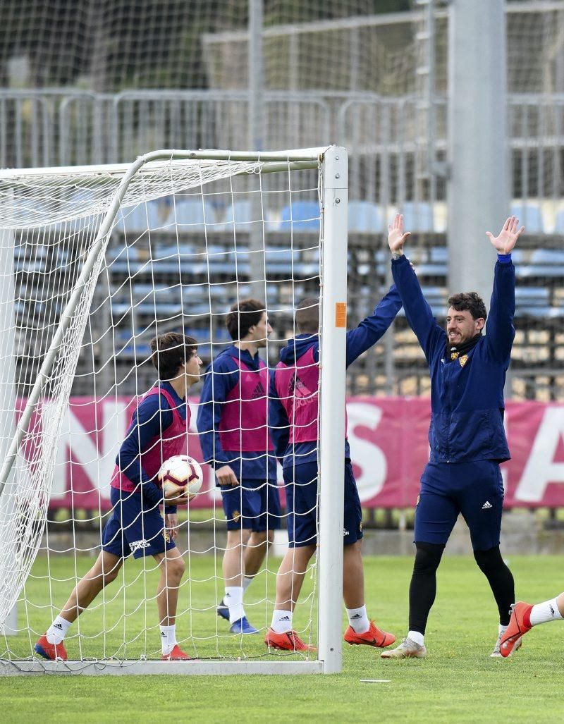 El Zaragoza se entrena