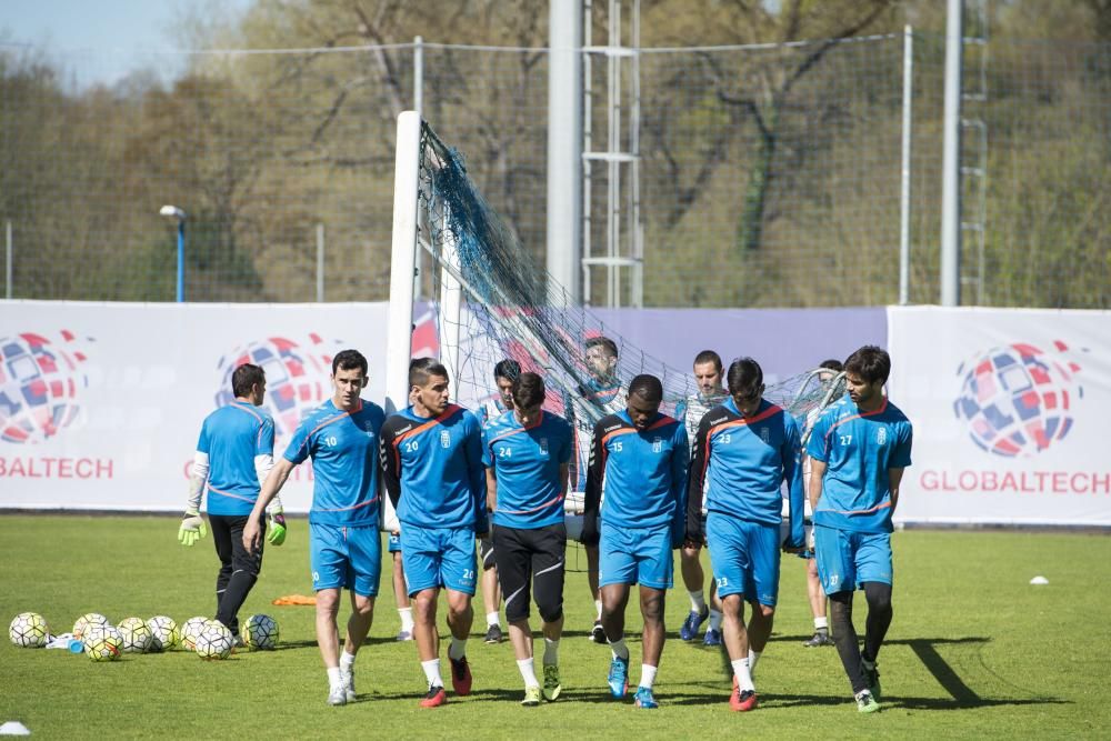 Entrenamiento del Real Oviedo