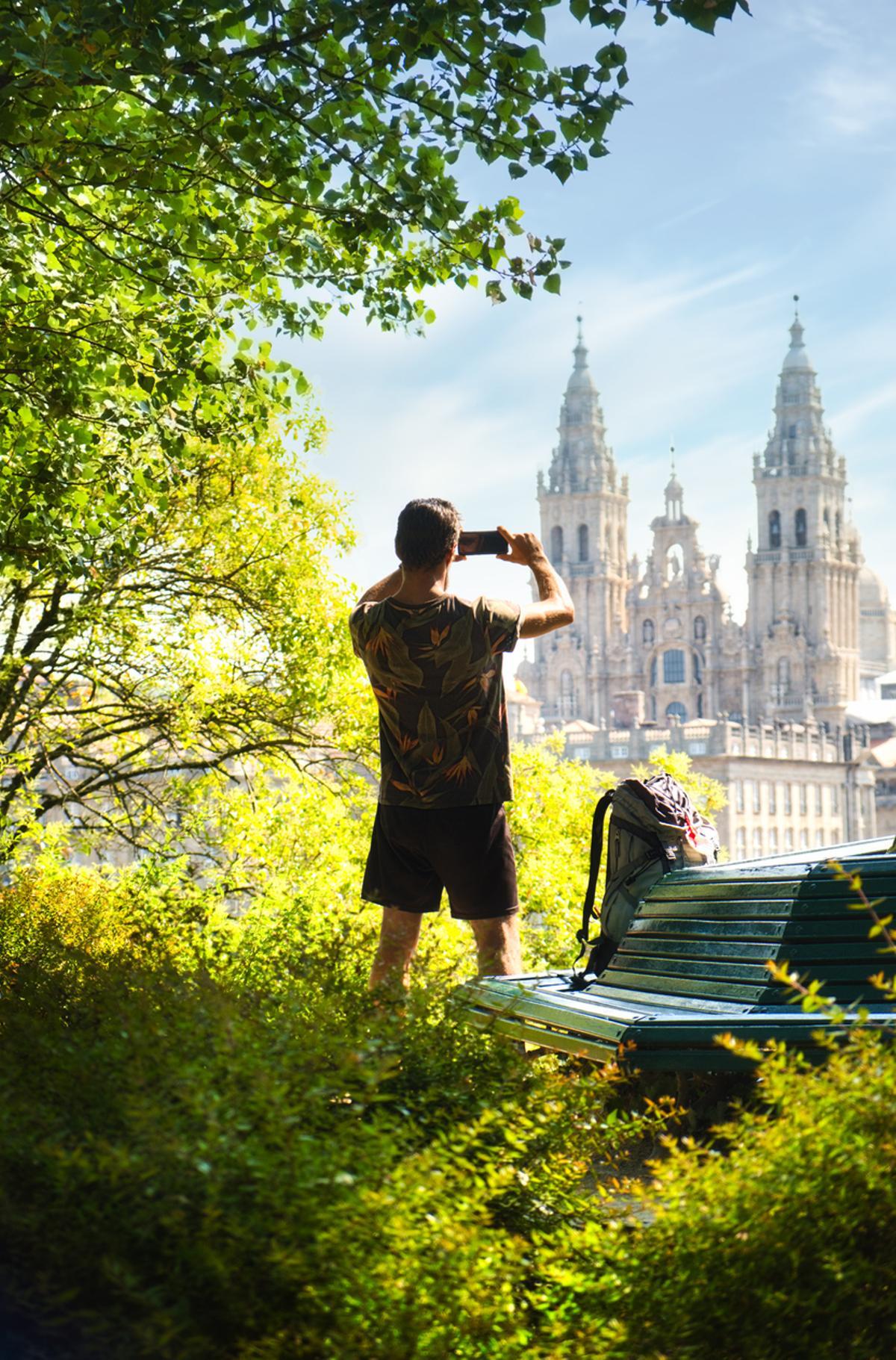 Vista de Santiago de Compostela.