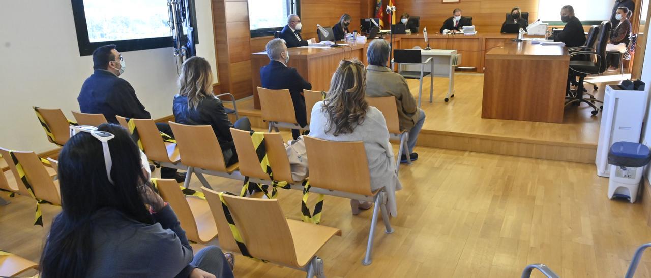 Momento del juicio celebrado en la Audiencia Provincial de Castellón.