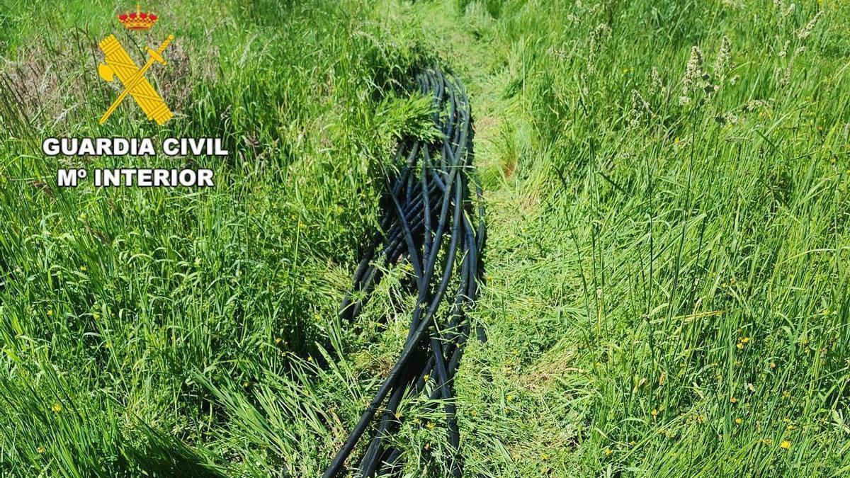 Desarticulada una red de robo de cable telefónico en Oroso