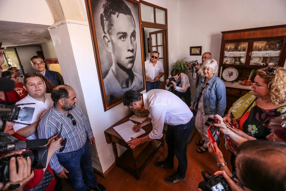 Visita de Pedro Sánchez a Orihuela