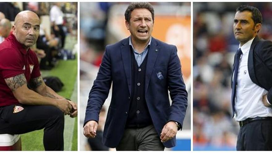 Sampaoli, Eusebio y Valverde, favoritos para entrenar al Barça.